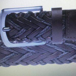 Men’s Braided Leather Belt – Fasten At Any Point!